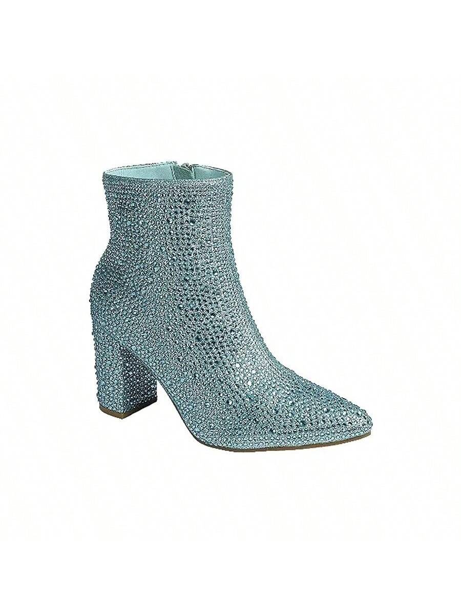 Rhinestone Booties Forever Iceberg-12