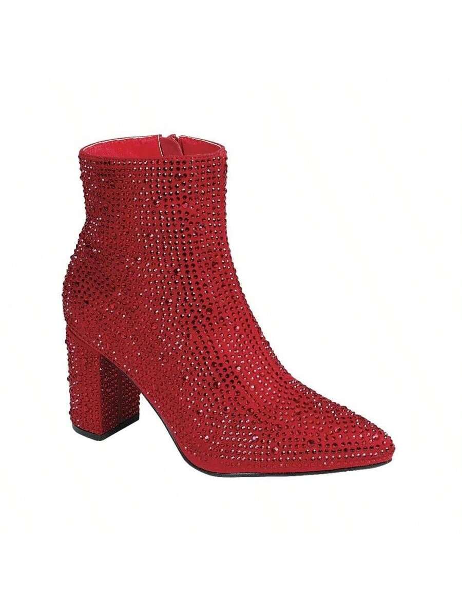 Rhinestone Booties Forever Iceberg-12