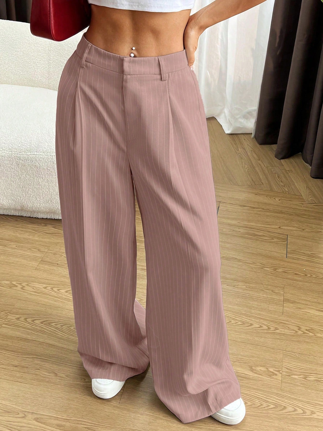 Women's Wide-Leg Linen Pants