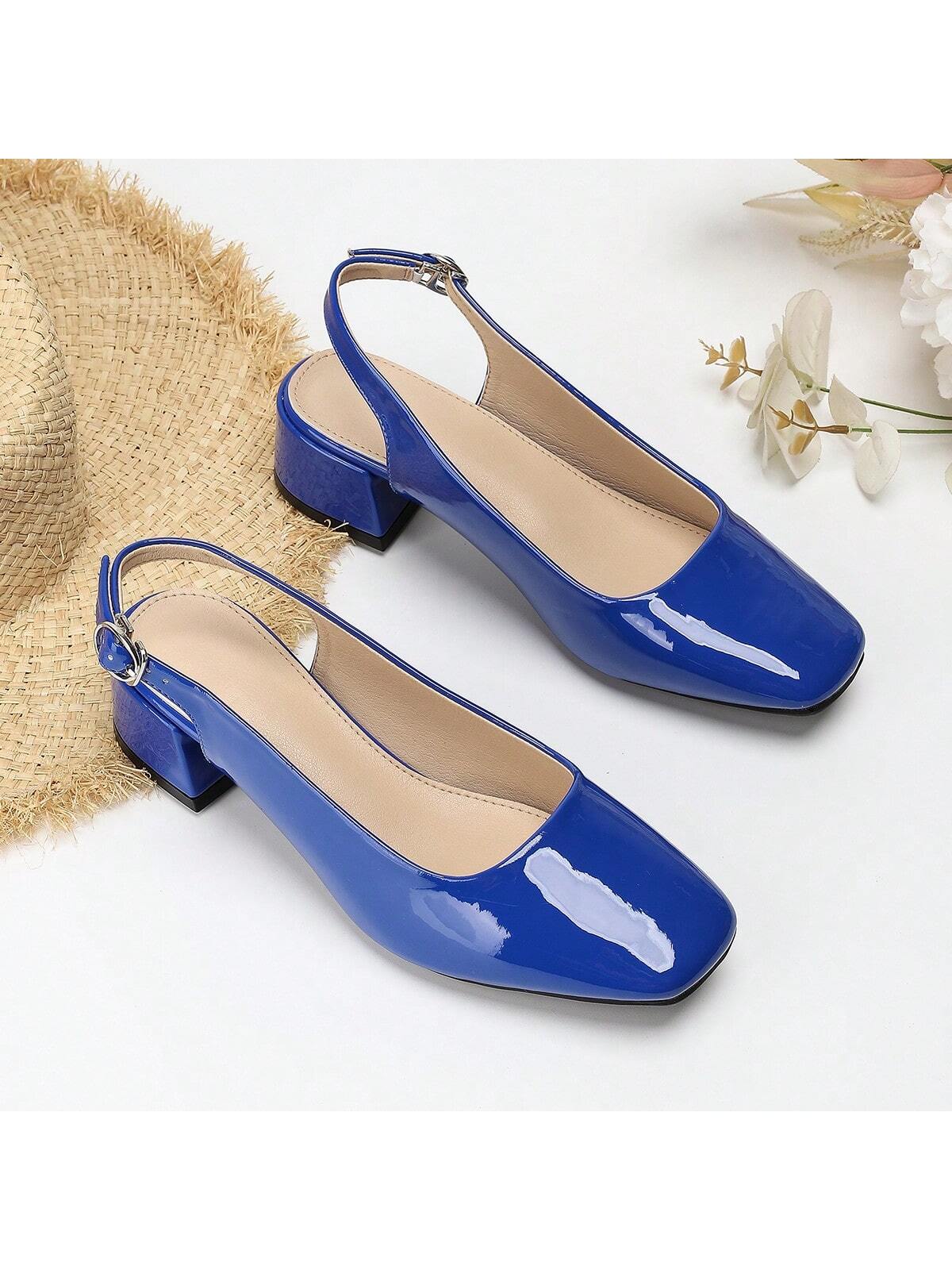 Fashionable Closed Toe Chunky Heeled Sandals For Women, Plus Size 36-45, Perfect For Summer Wear