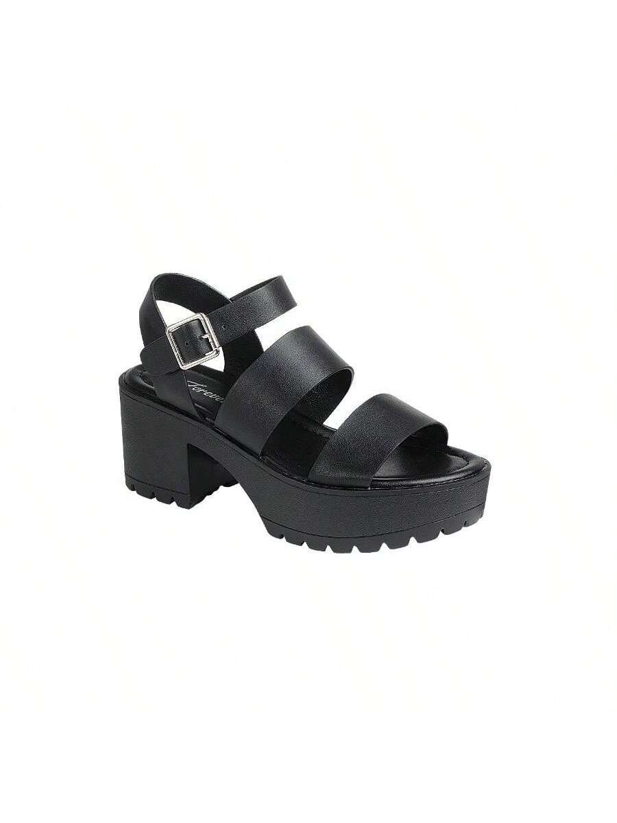 Chunky Heeled Sandals Kira-25