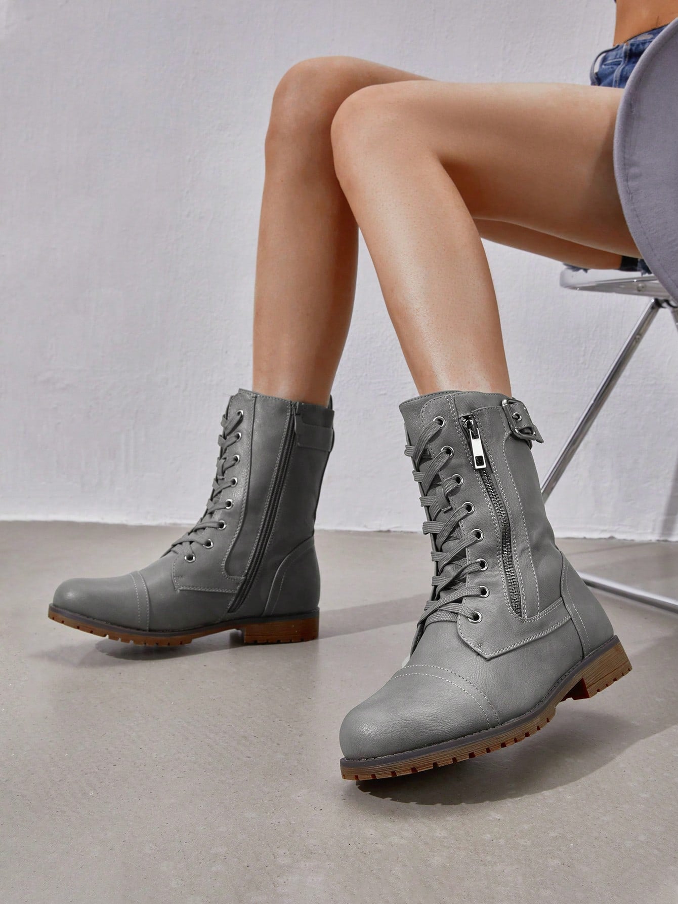 Women's New Mission Combat Mid Calf Boots  US