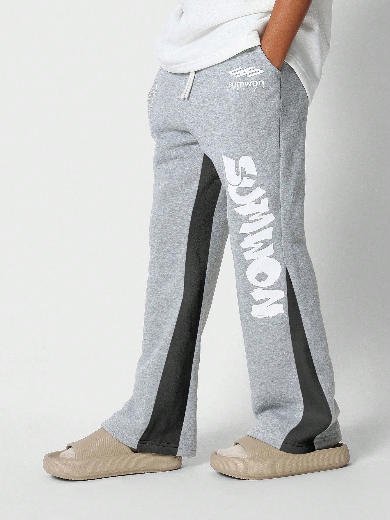 Tween Girl Flared Fit Jogger With Print Back To School