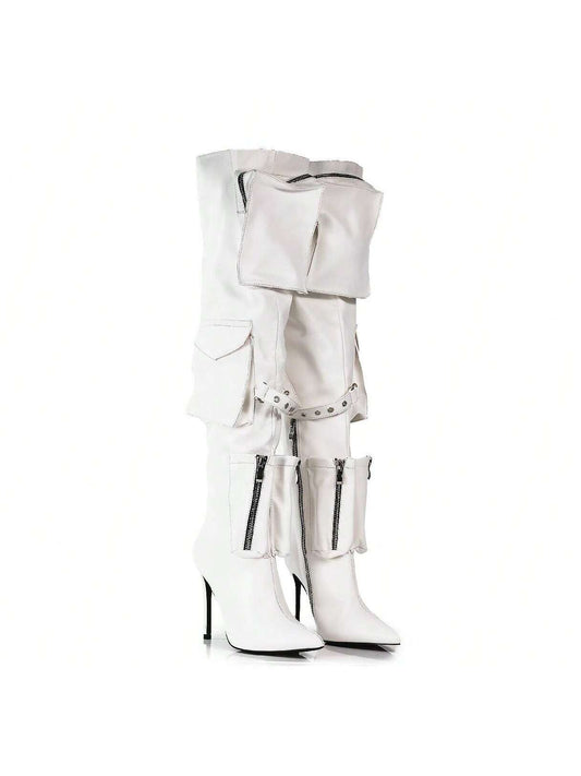 Over The Knee Pocket Boots Scandalous-29