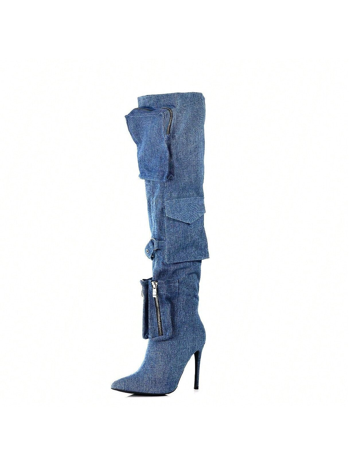 Over The Knee Pocket Boots Scandalous-29