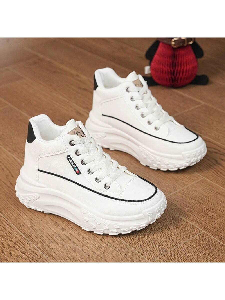 Womens Boots Comfortable And Versatile High-Top Student Casual Shoes Running Walking Office Home Shoes