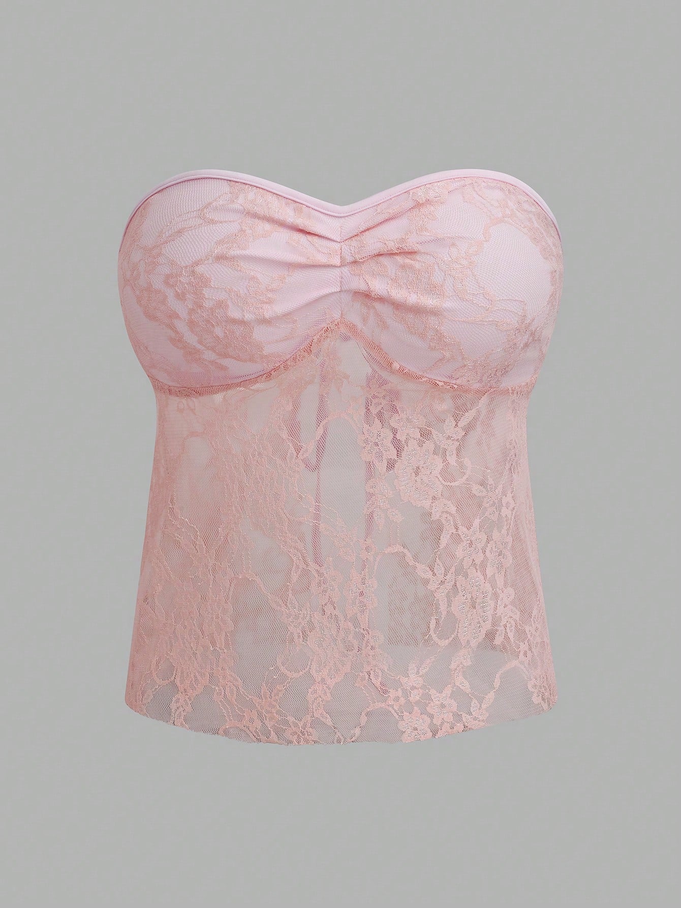 Women's Strapless Lace Top