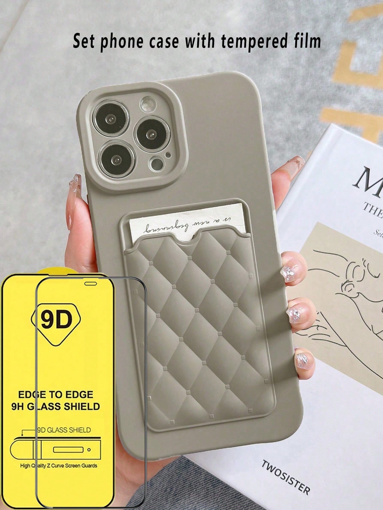 Quilted Card Slot Phone Case