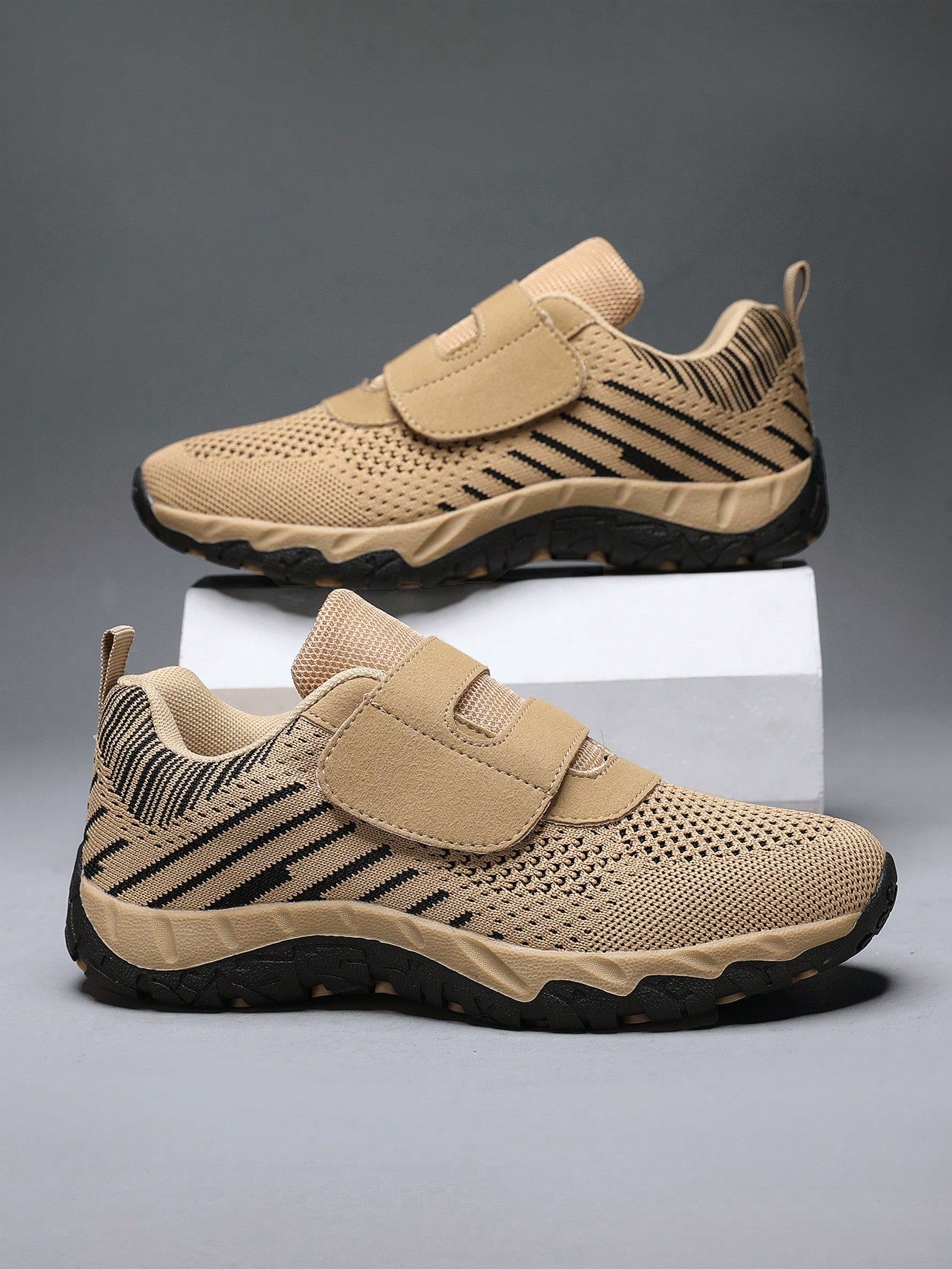 New Women's All-Season Casual Sports Shoes, Brown & Blue, Anti-Skid And Breathable