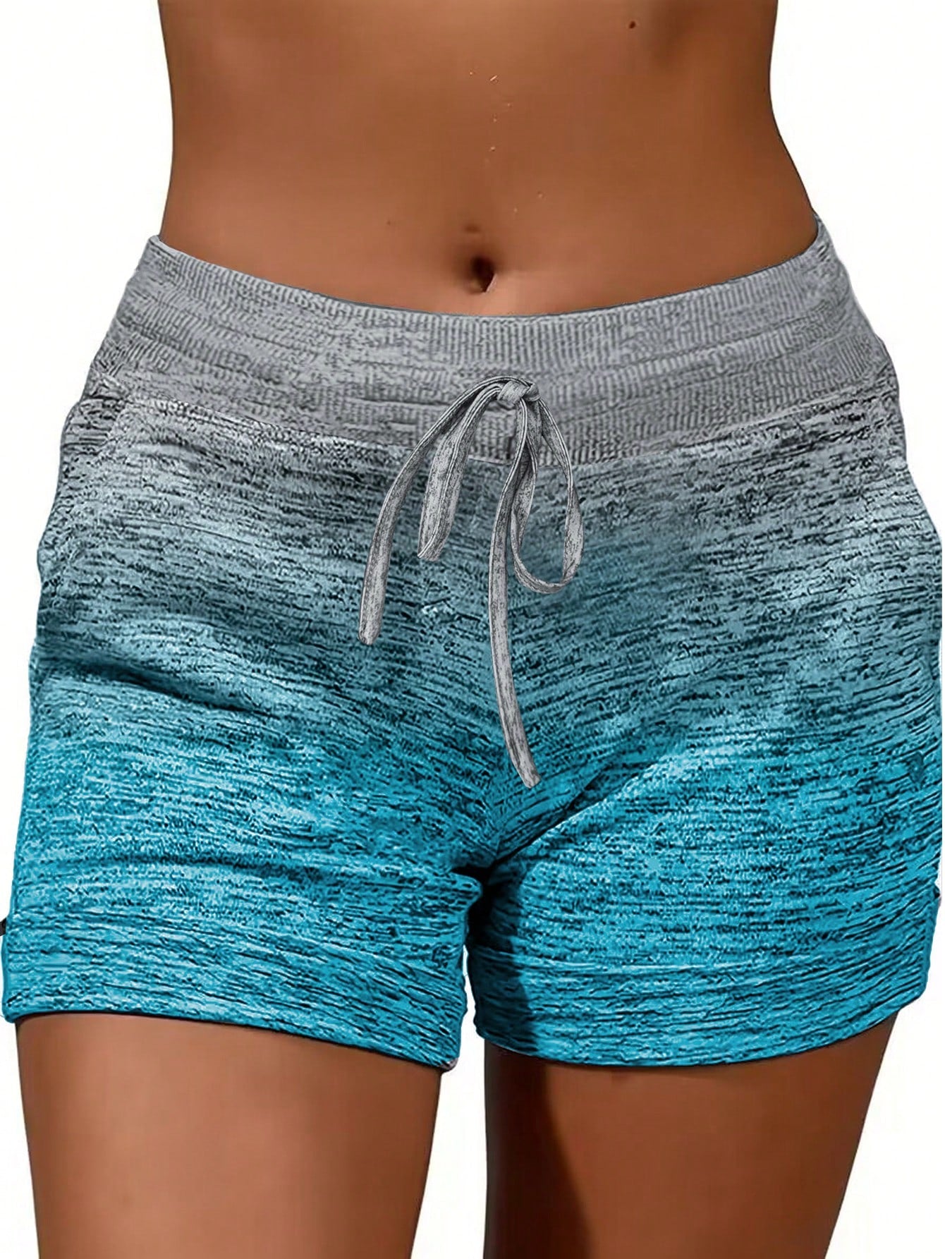 Spring/Summer New Arrival European And American Women's Fashionable Sports Streetwear, Sexy Ombre Shorts