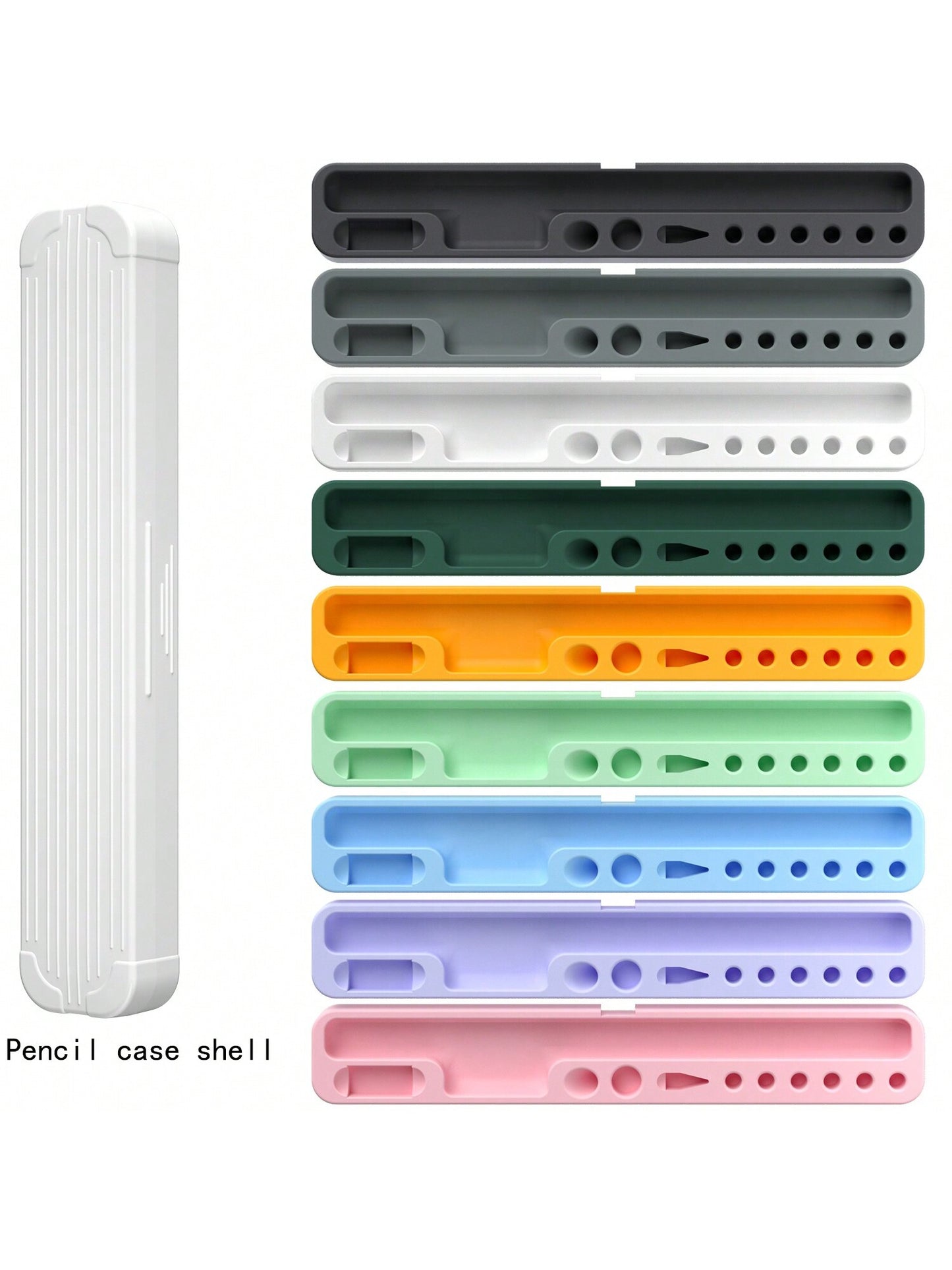 1pc Storage Box Compatible With Apple Pencil 1/2 With Cap, Tip Cover, Adapter, Case (Pen And Accessories Not Included)