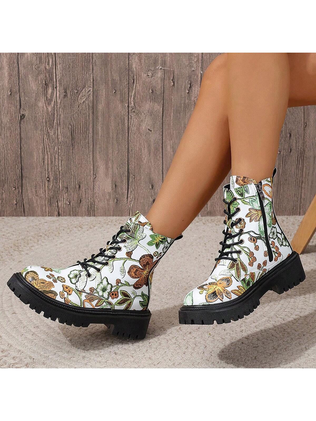 The New Short Pink Boots Women's Spring And Autumn New Trend Wear, Women's Shoes Personality Wear A Single Product