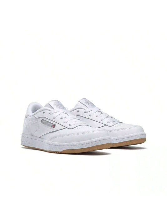 Reebok Club C CN5646 Sneaker Unisex Kids White Leather Grade School Shoes NR8392