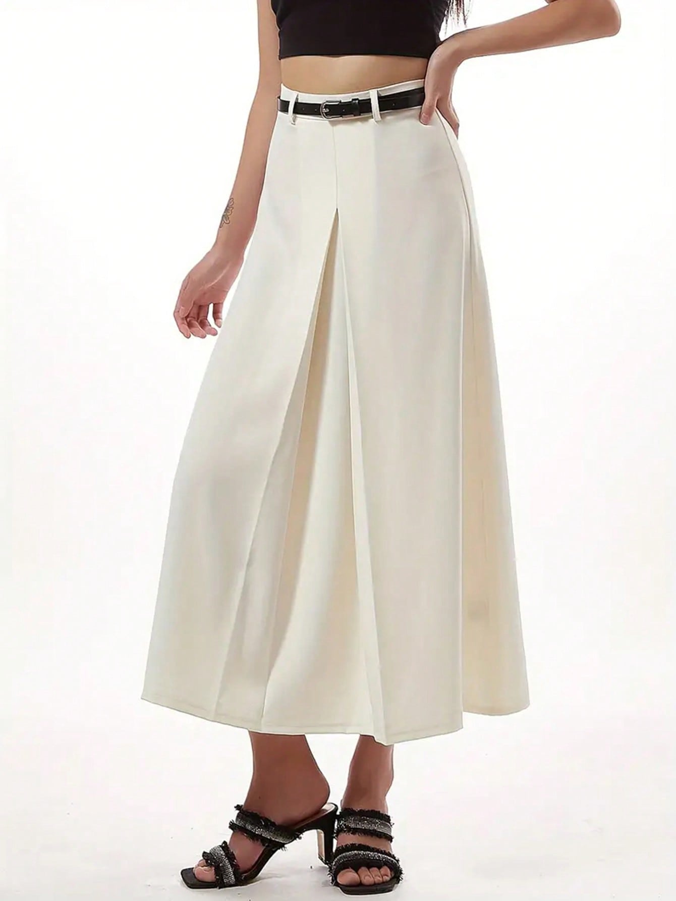 Women's Simple Solid Color Daily Wear Long Skirt