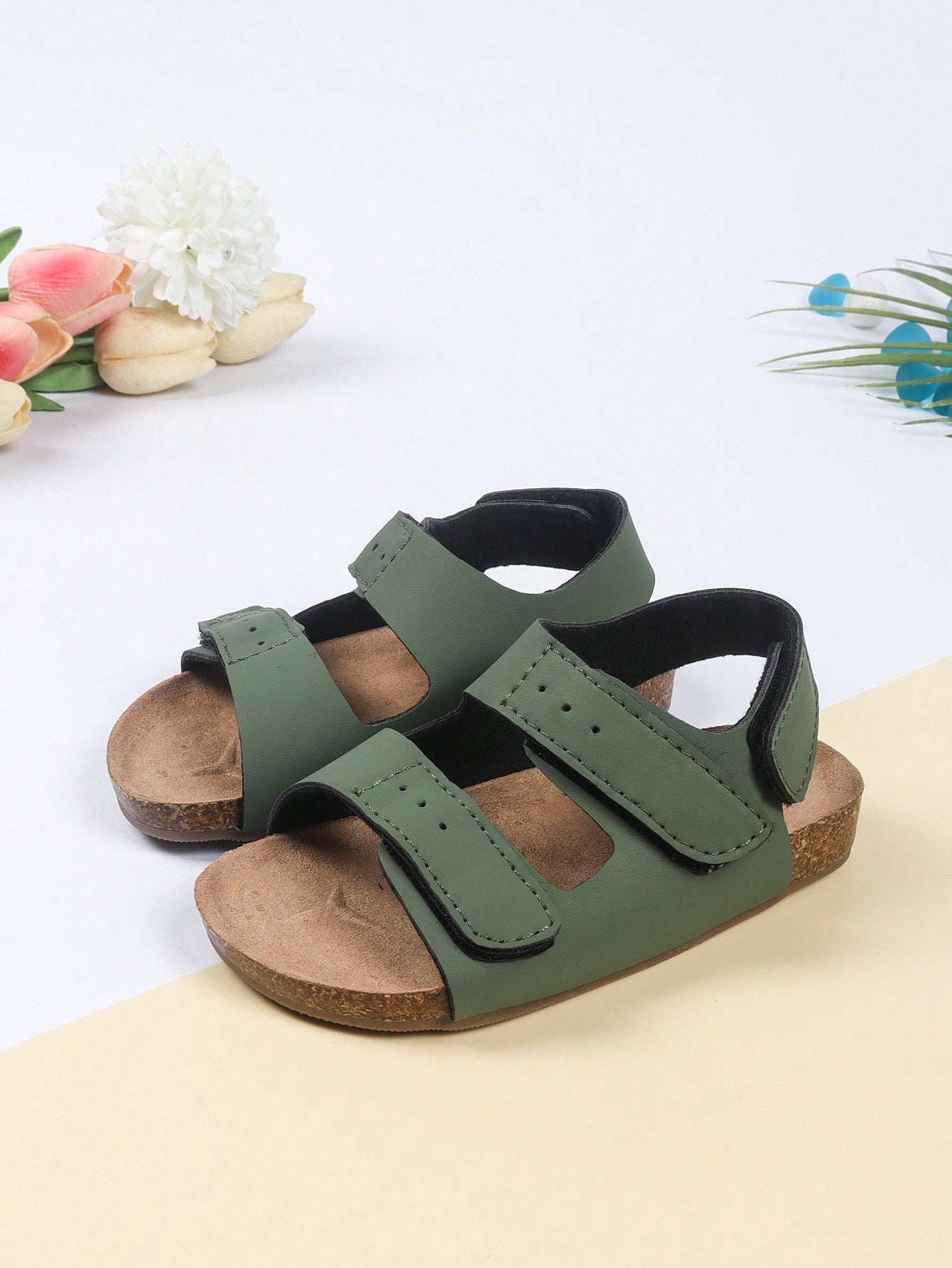 2024 Summer Unisex PU Leather Roman Sandals With Back Straps, Soft And Breathable, Anti-Skid And Lightweight