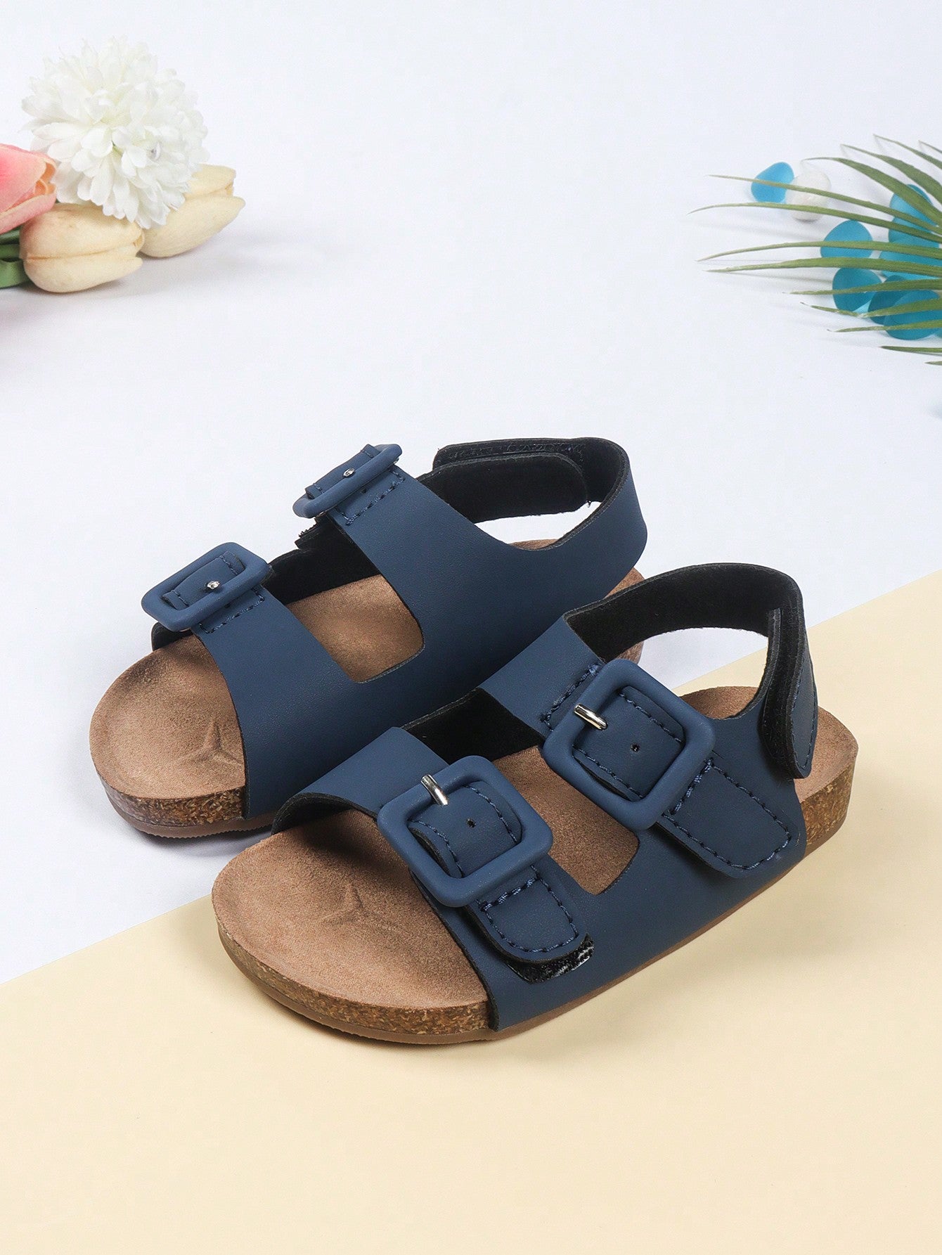 2024 Summer Unisex PU Leather Roman Sandals With Back Straps, Soft And Breathable, Anti-Skid And Lightweight