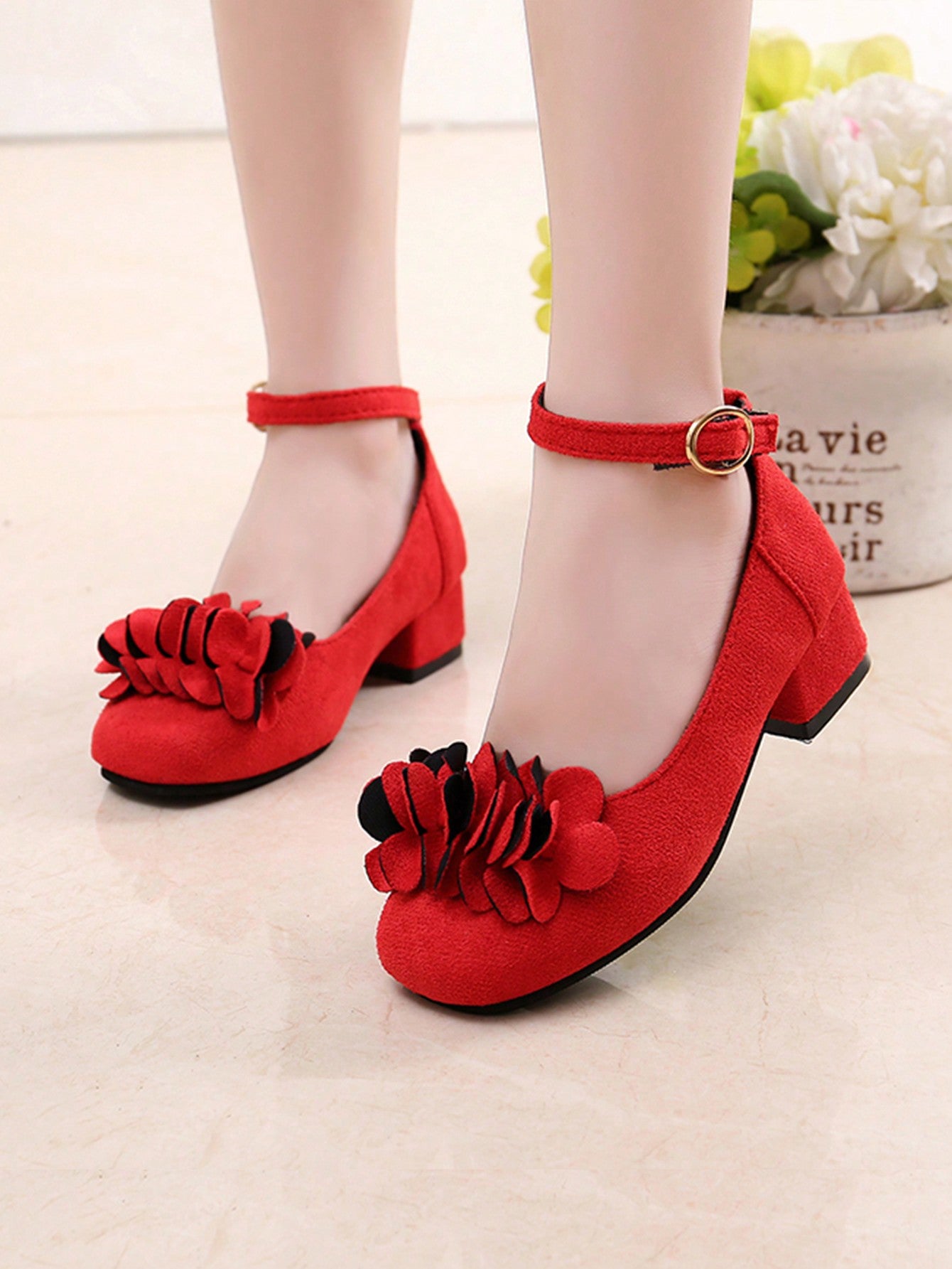 Girls' Leather Princess Shoes/Sandals, Children's High Heel Shoes, New Korean Shoes For Spring And Summer, Suitable For Student Performances/Shows