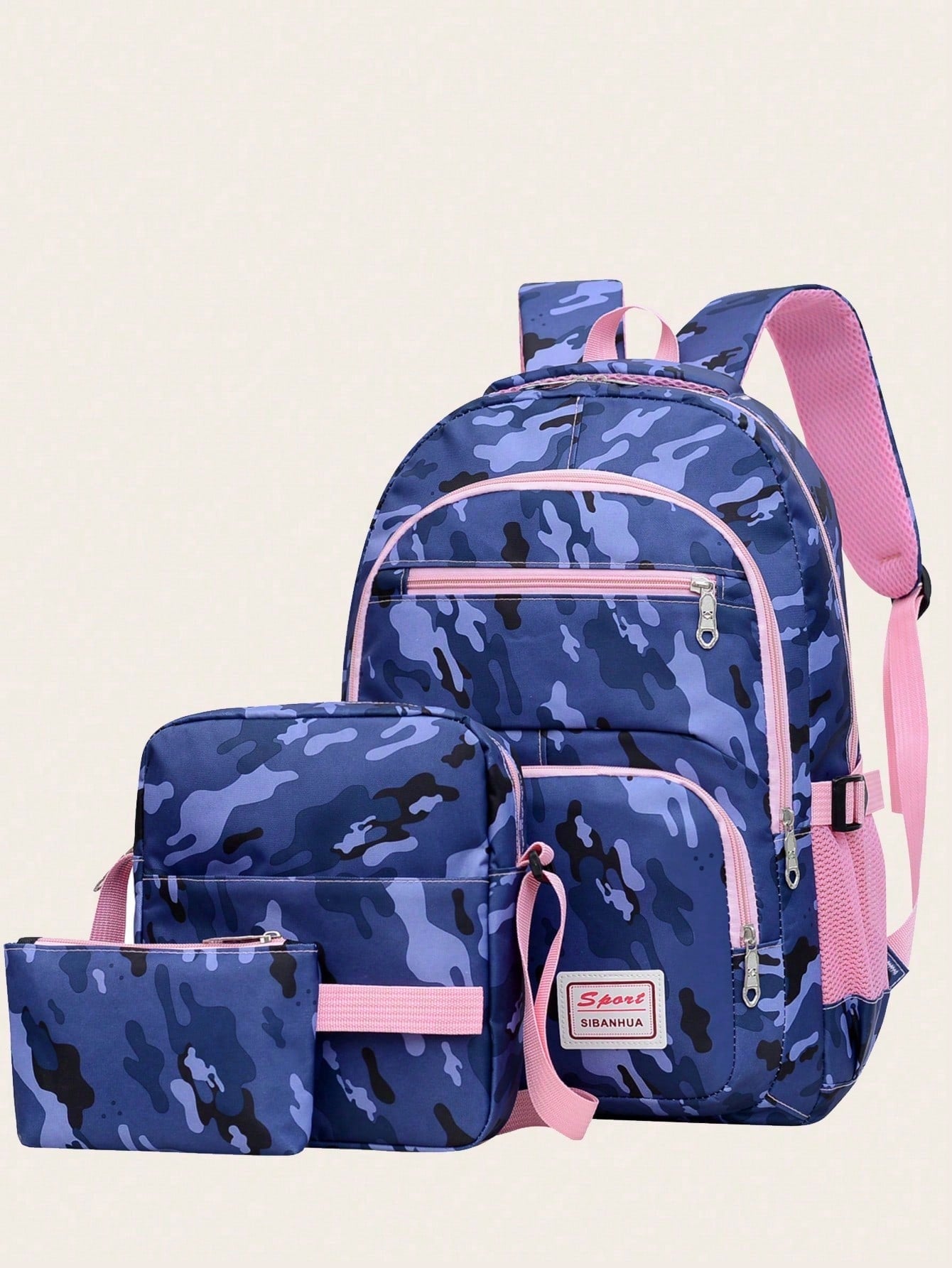 Fashionable Campus Backpack 3pcs/Set