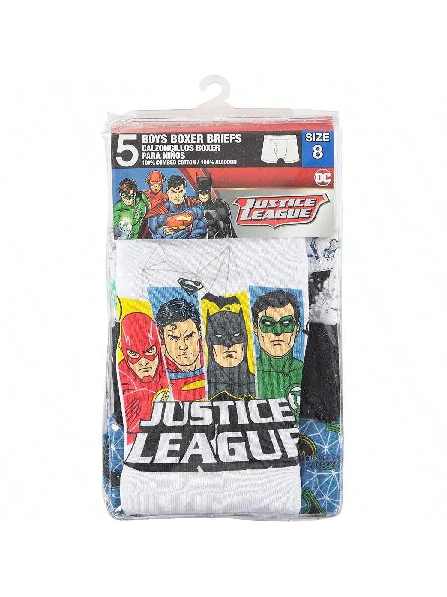 Justice League Boys 5 Pack Boxer Briefs