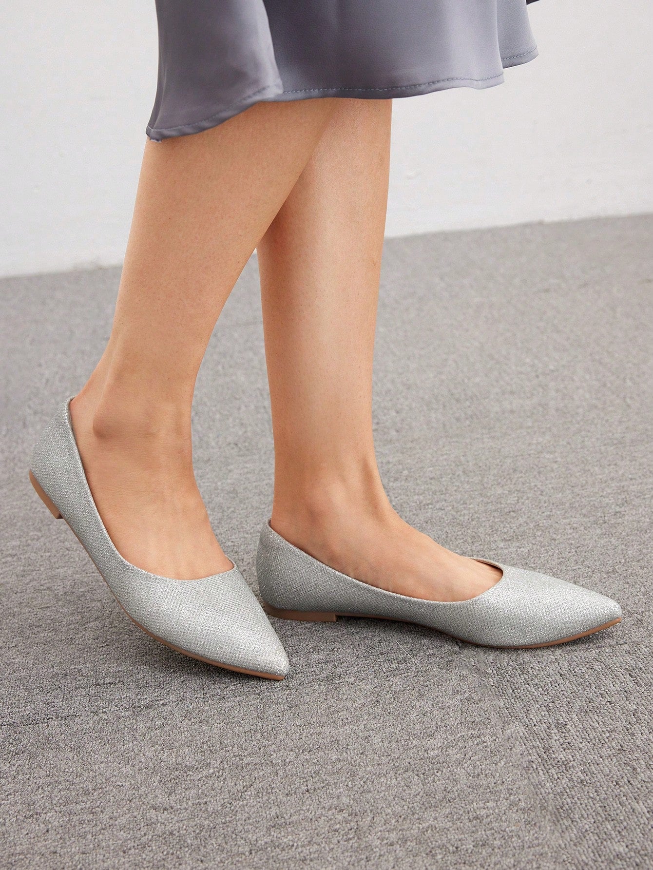 Minimalist Point Toe Ballet Flats For Summer Vacation Shoes Summer Sale Back To School Shoes College Student Shoes Elegant Business Casual Business Chic Halloween