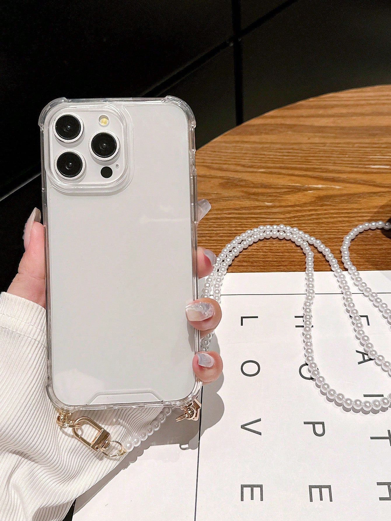 Clear Acrylic Phone Case With Large Holes, Anti-Fall, Suitable For Apple Phones Including IPhone 15 Pro Max/15 Pro/15/15 Plus/11/12/13/14 Pro Max/XS/XR/11 Pro/11 Pro Max/12 Pro/12 Pro Max/13 Pro/13 Pro Max/7 Plus/14 Pro/14 Pro Max/14 Plus/7 Plus/8 Plus/8/
