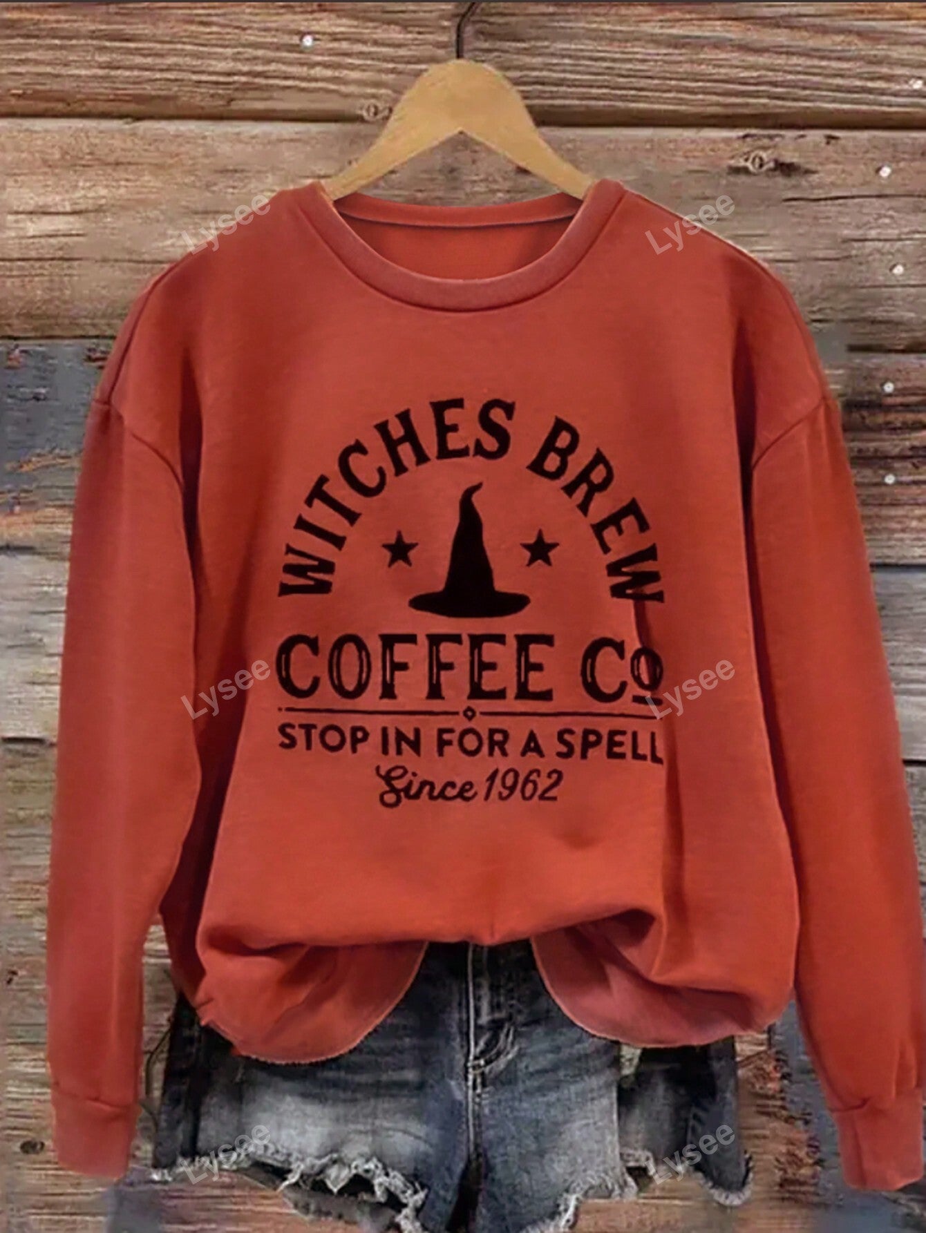 Women's Casual Crew Neck Long Sleeve Letter Print Sweatshirt