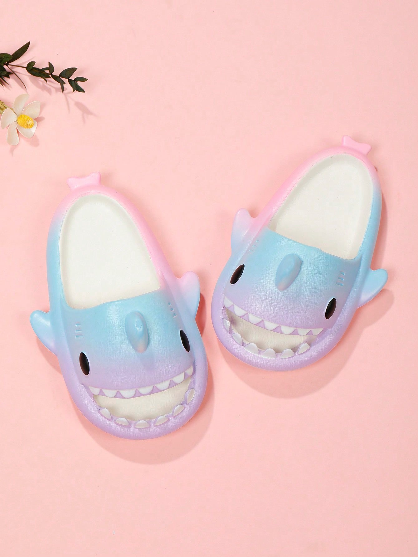 Funny Shark Children's Flip Flops, Beach Sandals, Novelty Slippers With Ocean Elements