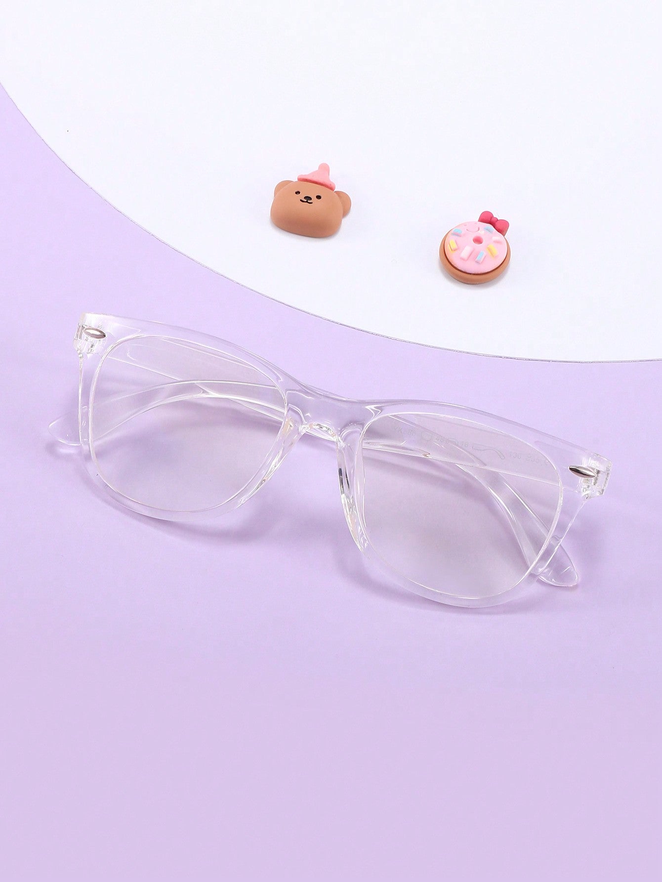 1 Pair Fashion Simple Non-Prescription Glasses, Suitable For Boys And Girls Outdoor Activities, Party, Holiday, Birthday Accessories