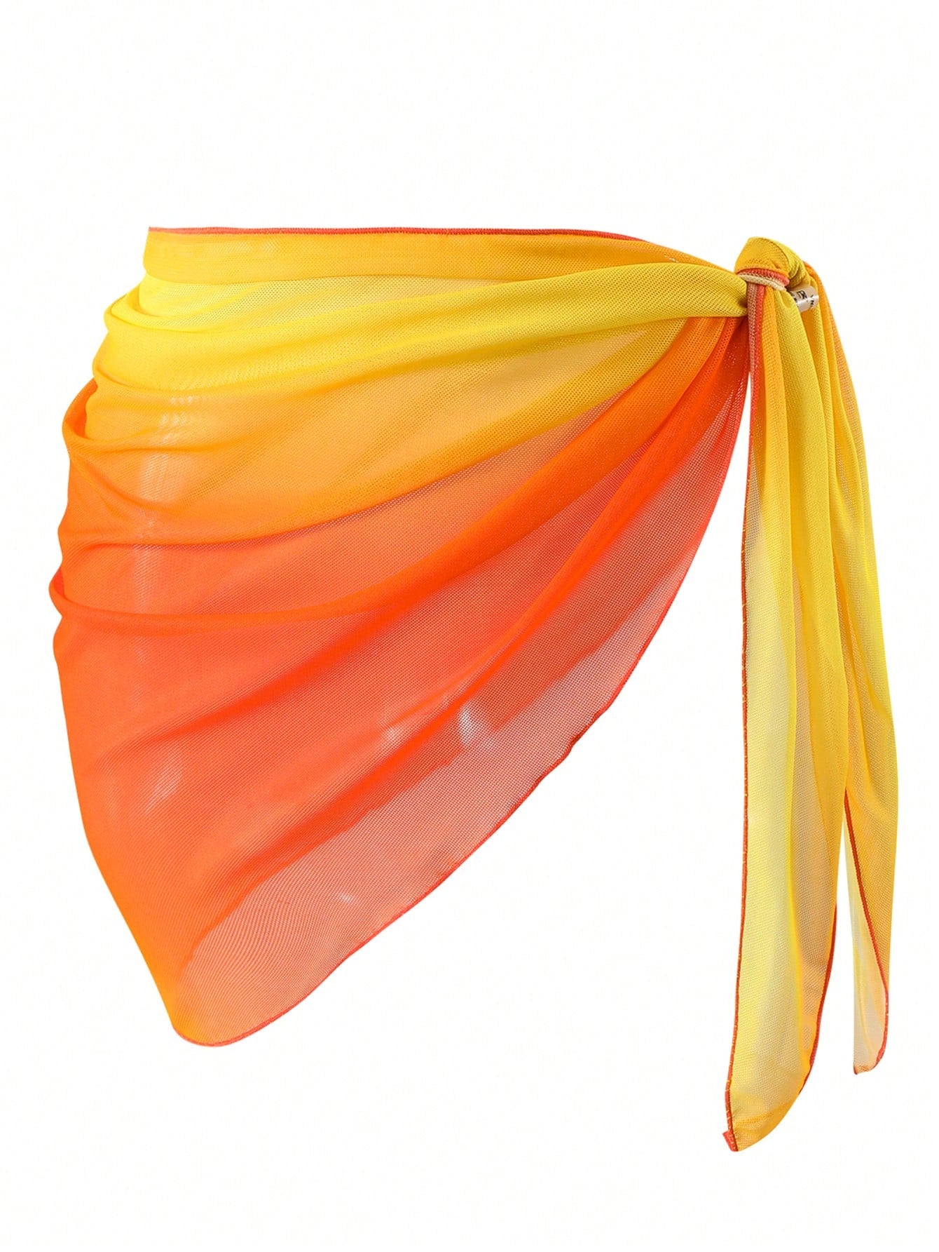 Swim Mod Summer Beach Ombre Cover Up Skirt