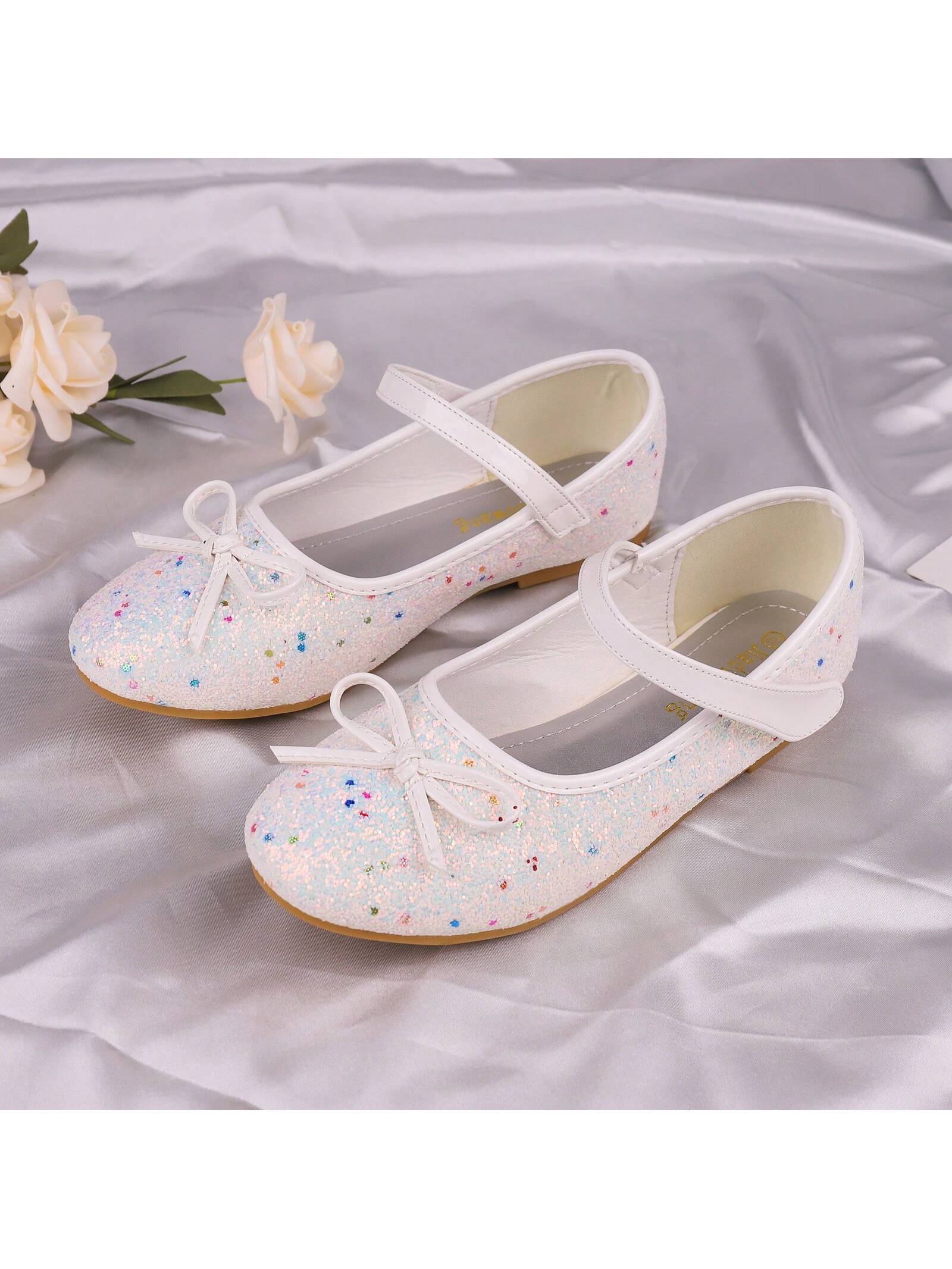 Girls Dress Mary Jane Ballet Flats Low Heels Princess Shoes