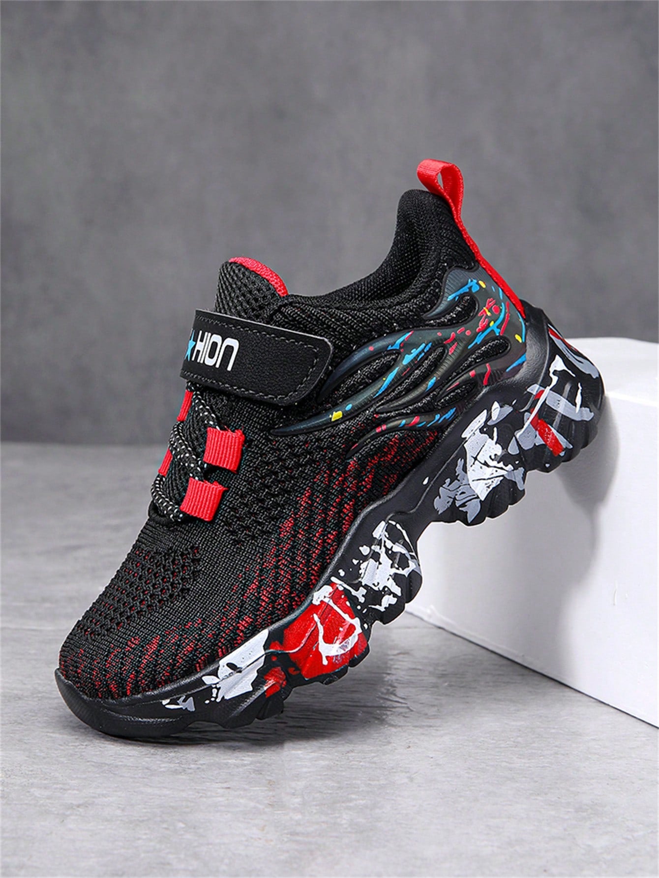 2024 Autumn New Arrival Teenager Girls' Casual Sports Shoes, Fashionable Minimalist Style, Light-Weight Design For Outdoor Running, Boys