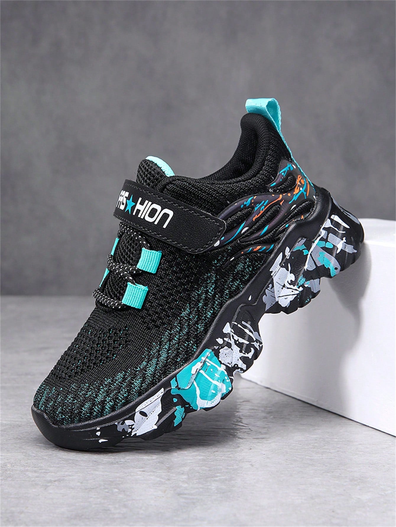 2024 Autumn New Arrival Teenager Girls' Casual Sports Shoes, Fashionable Minimalist Style, Light-Weight Design For Outdoor Running, Boys