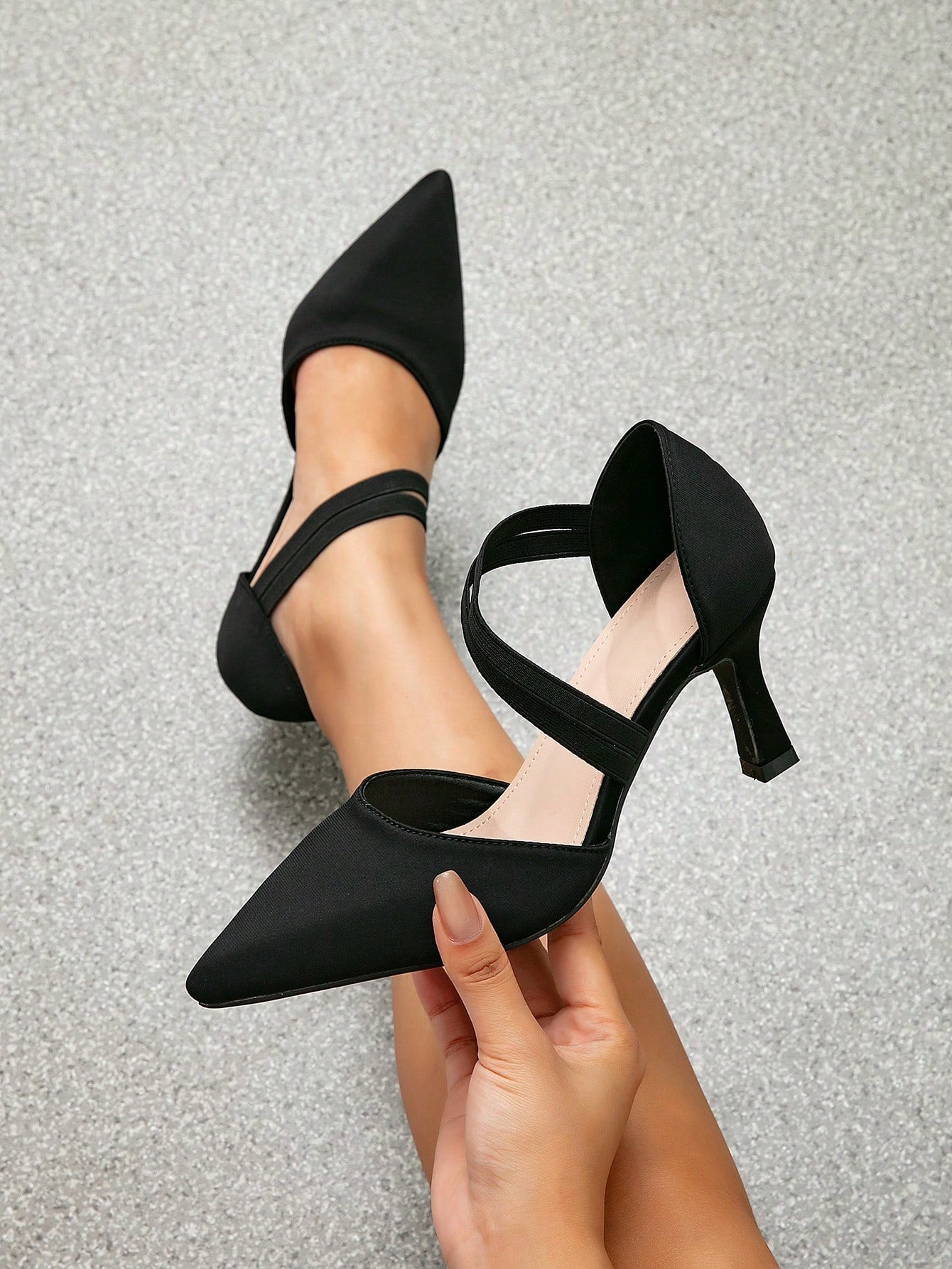 High Heels, Thin Heels, Pointed Toe, Hollow Out Pump Shoes