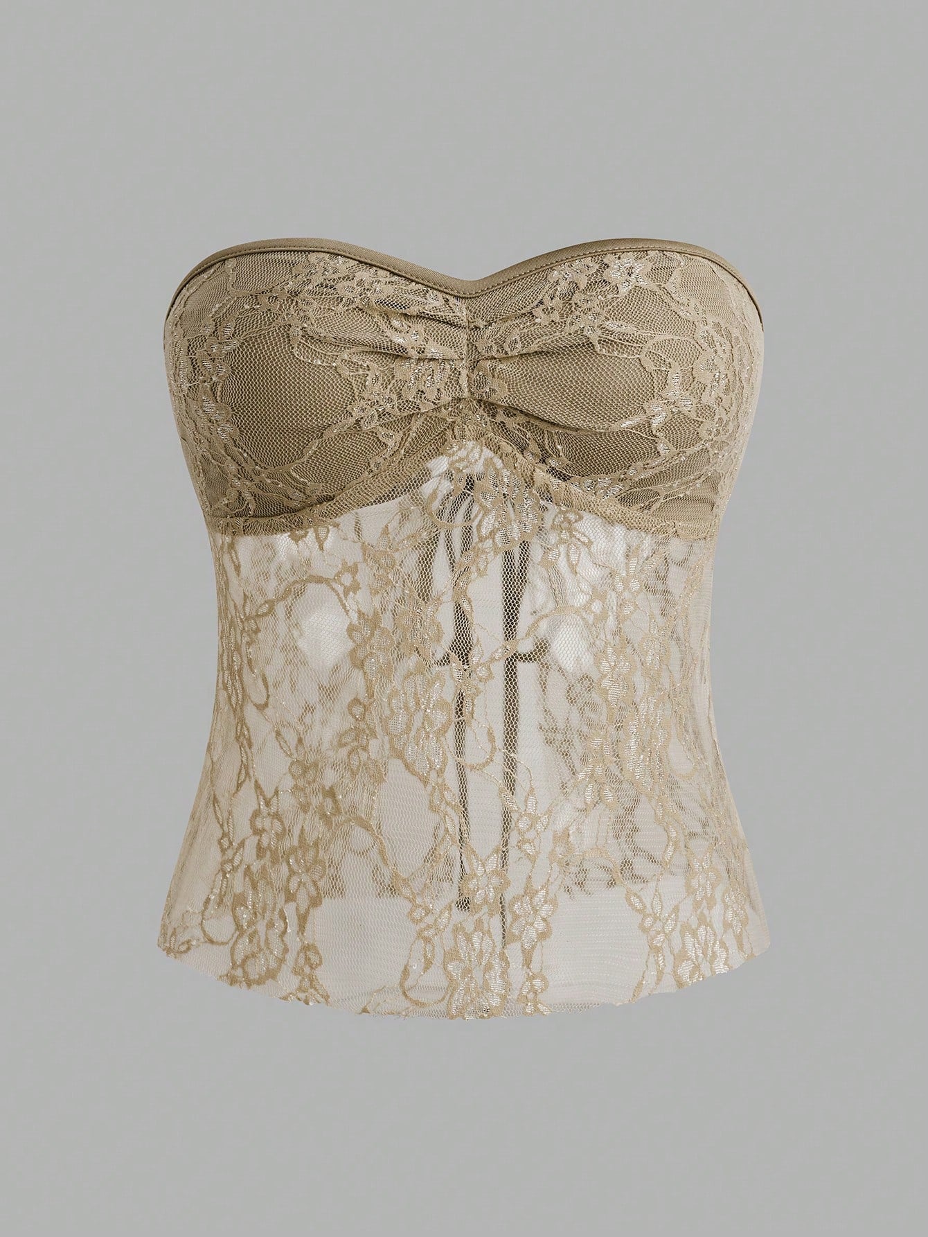 Women's Strapless Lace Top