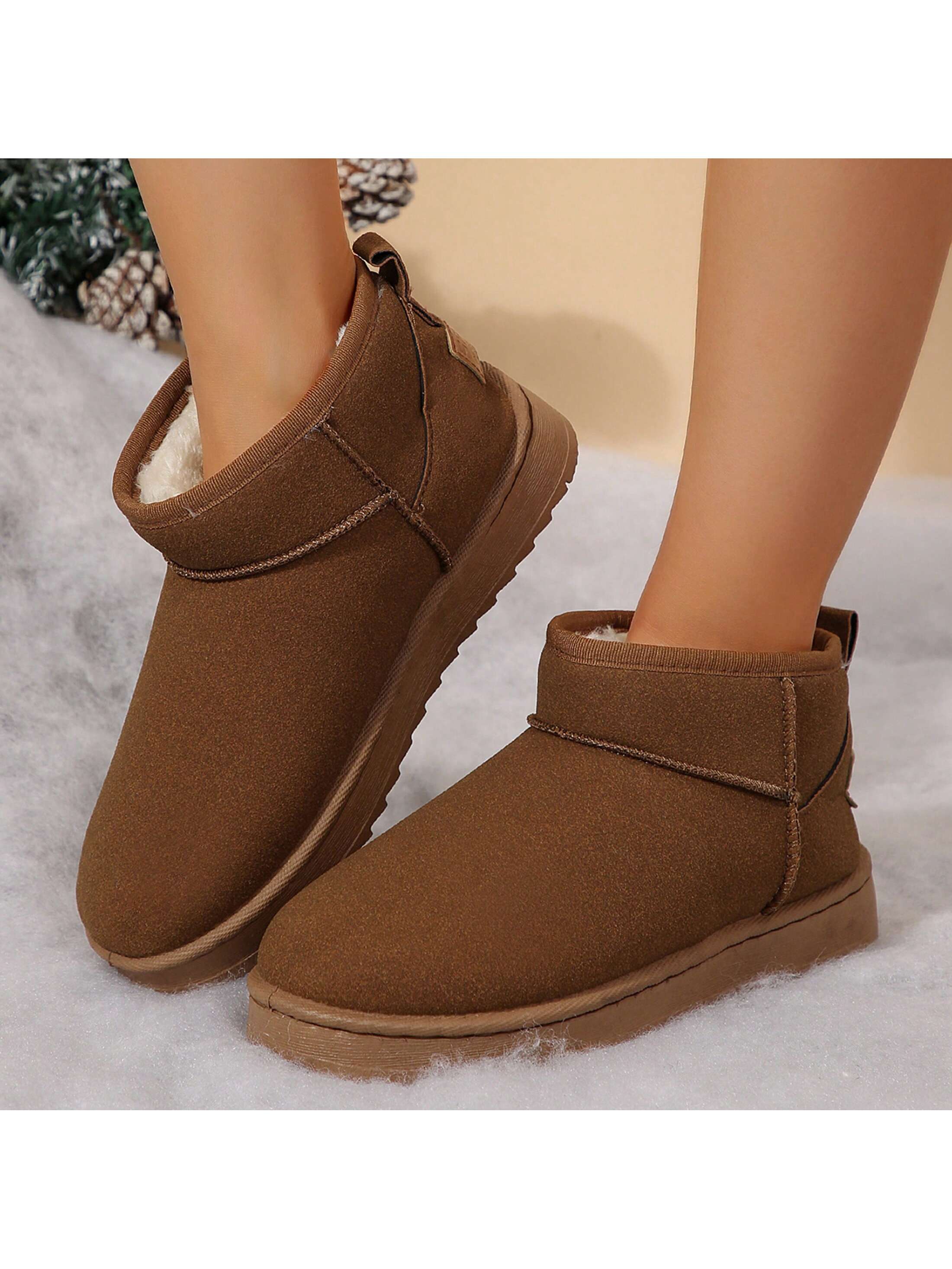 Women's Ankle Snow Boots Winter