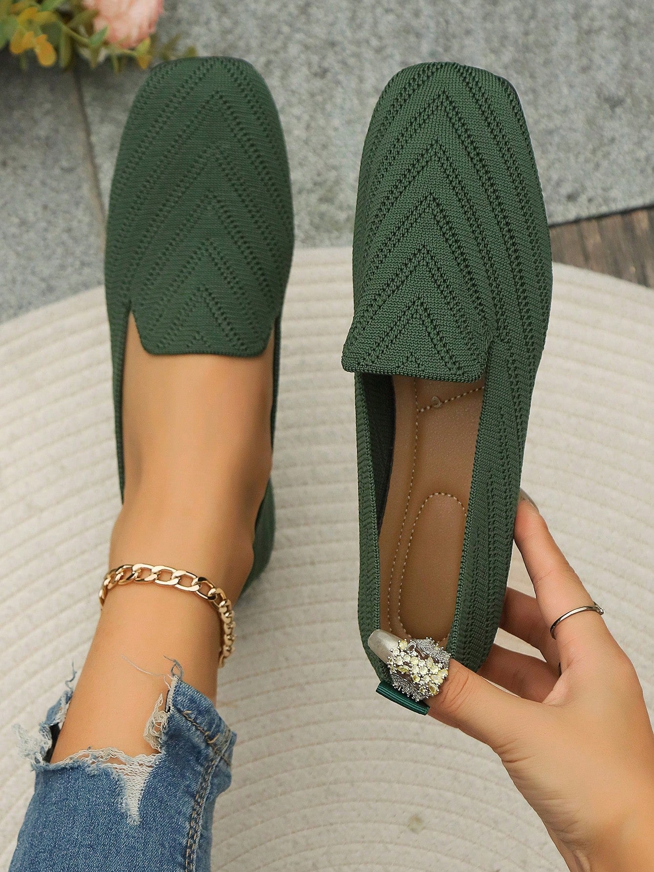 Comfortable Casual Soft Bottom Flat Shoes, Spring Summer New Styles For Mothers