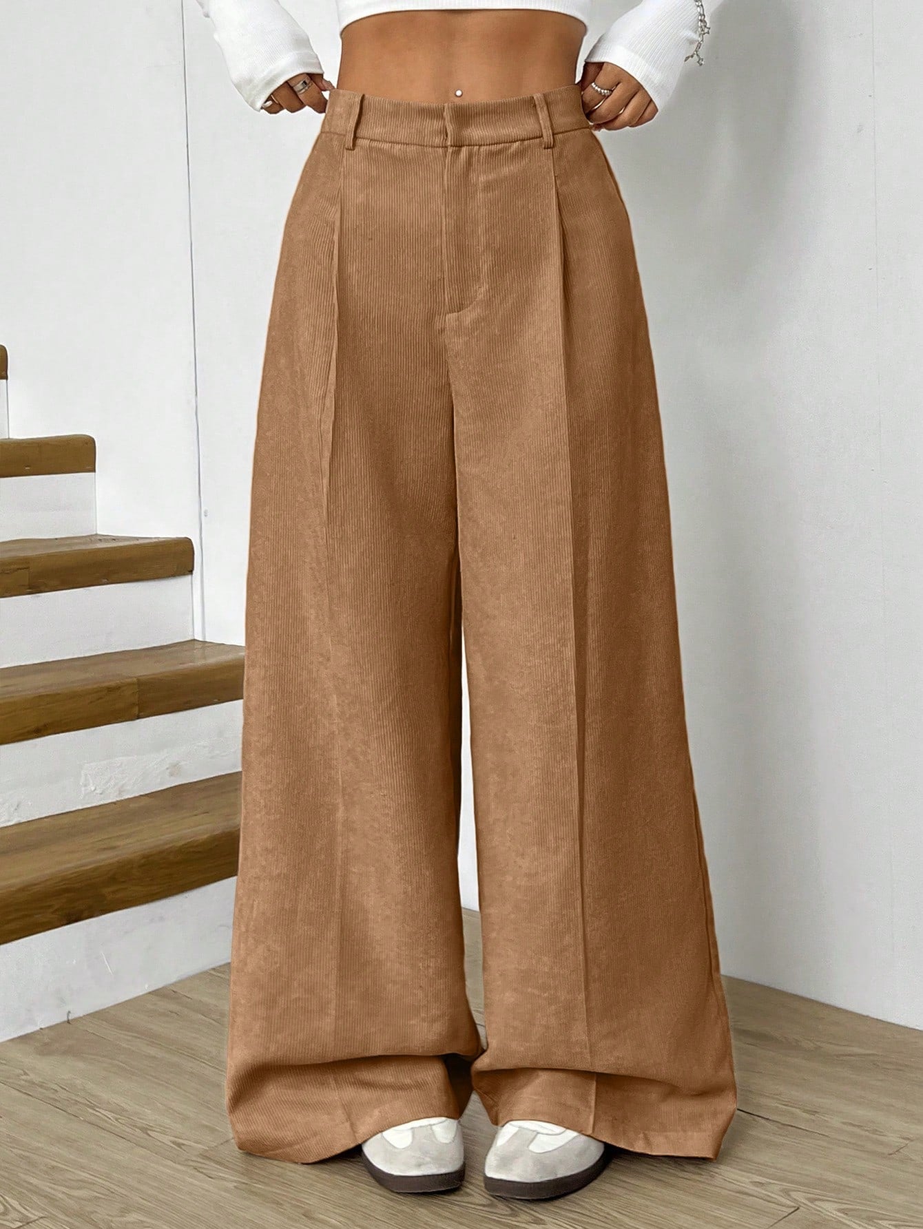 Women's Wide-Leg Linen Pants