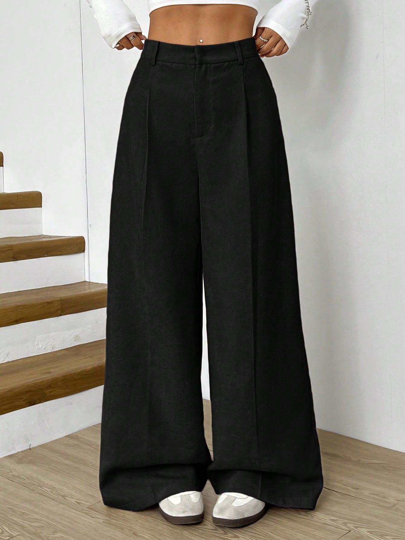 Women's Wide-Leg Linen Pants