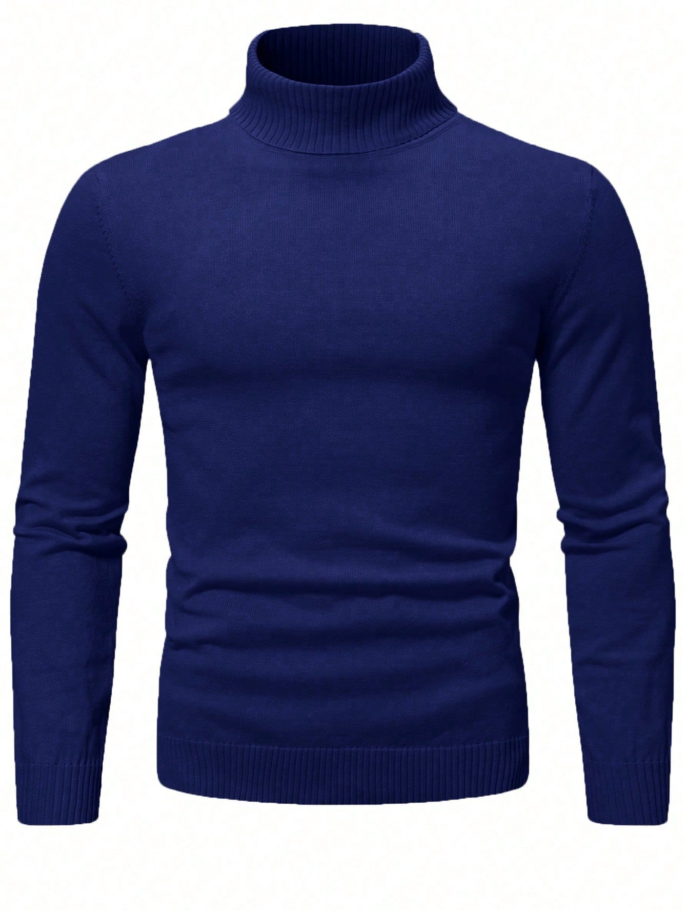 Men Solid Turtleneck Sweater