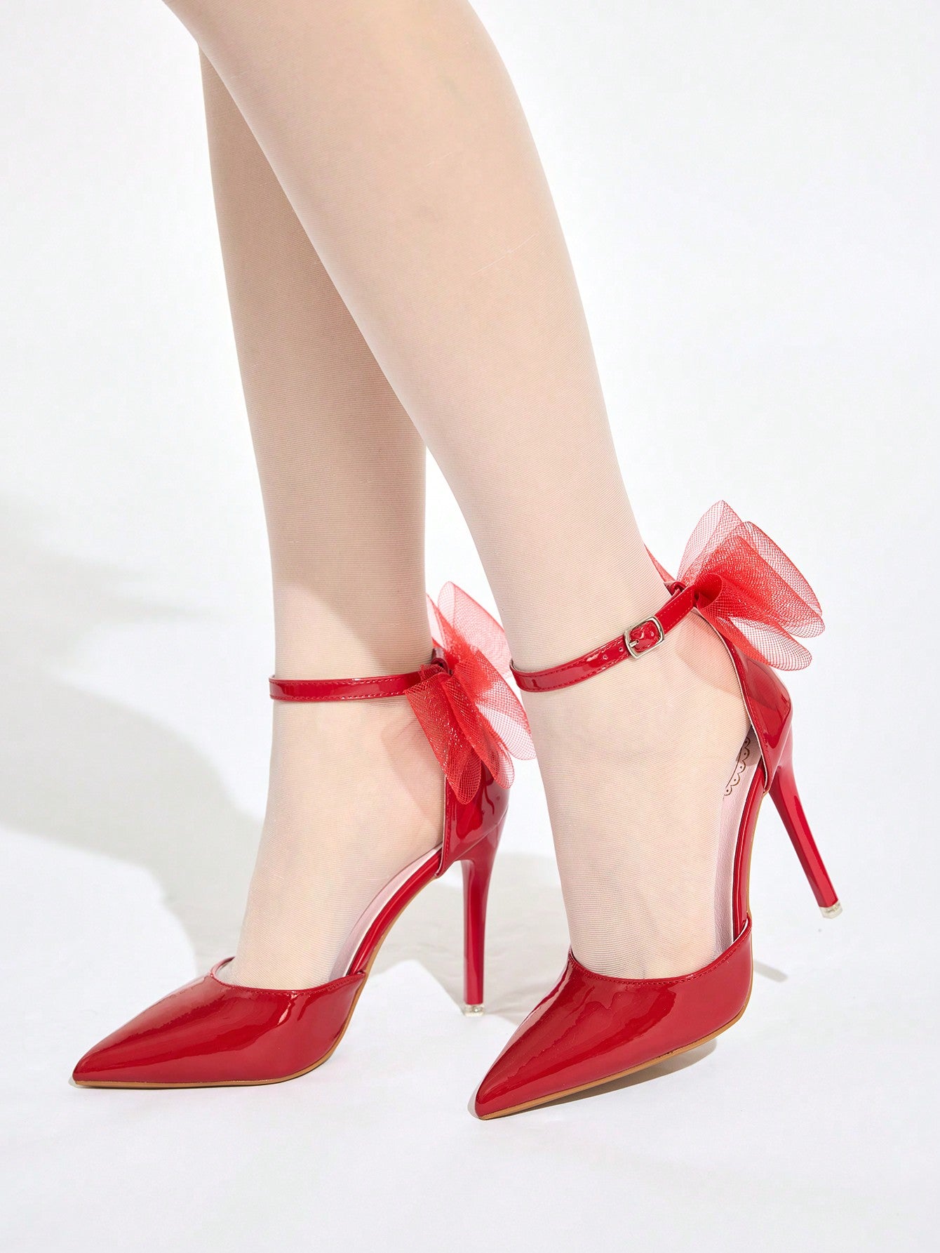 Woman Shoes Fashionable Red High Heels Wedding Shoes For Summer Graduation Heels Prom Heels Vacation Shoes Summer Sale