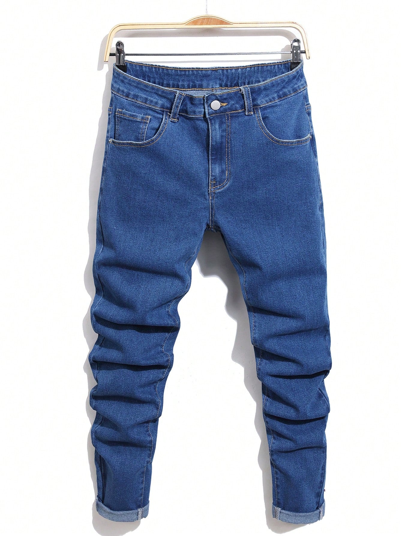 Men Solid Skinny Jeans