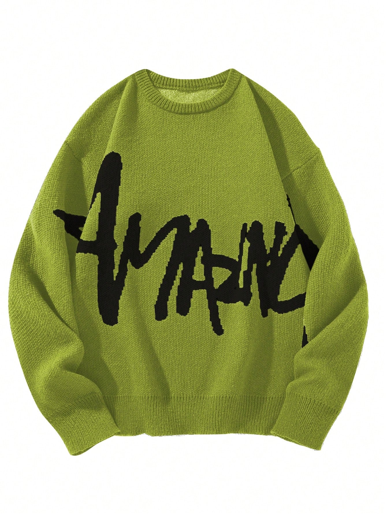 Men's Sweater With Letter Print Design