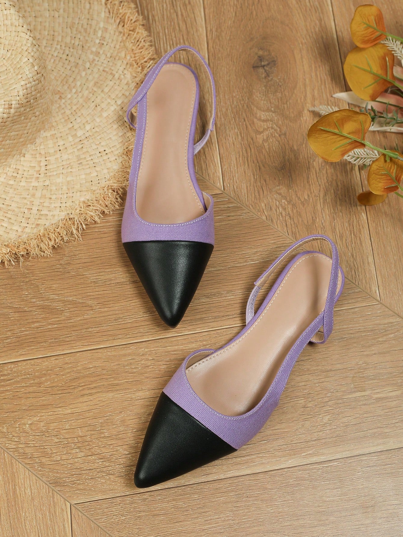 Women's Fashionable Classic Soft Leather Vintage Flat Shoes With Pointed Toe, All Season