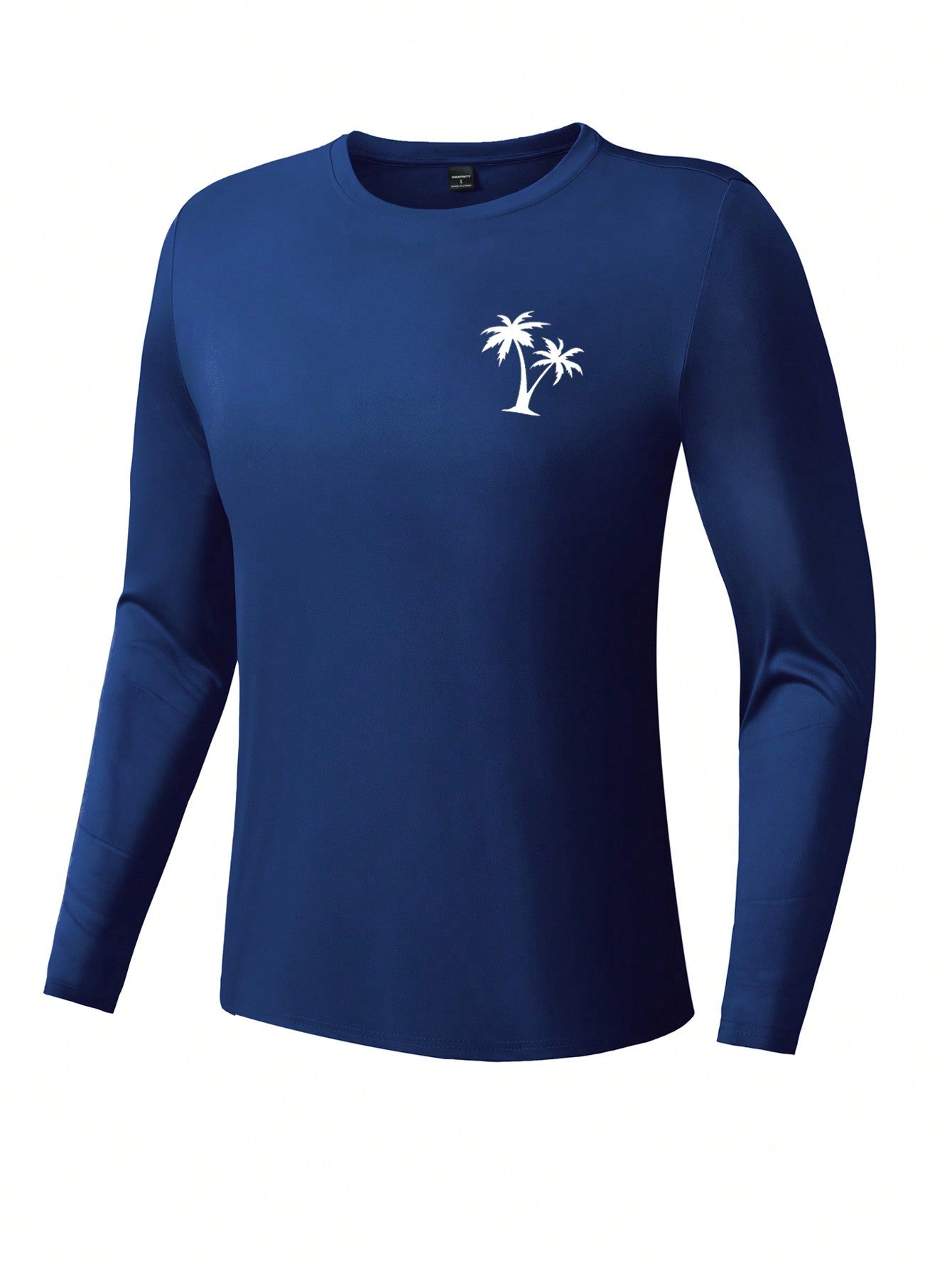 Men's Simple Printed Long Sleeve Surfing T-Shirt