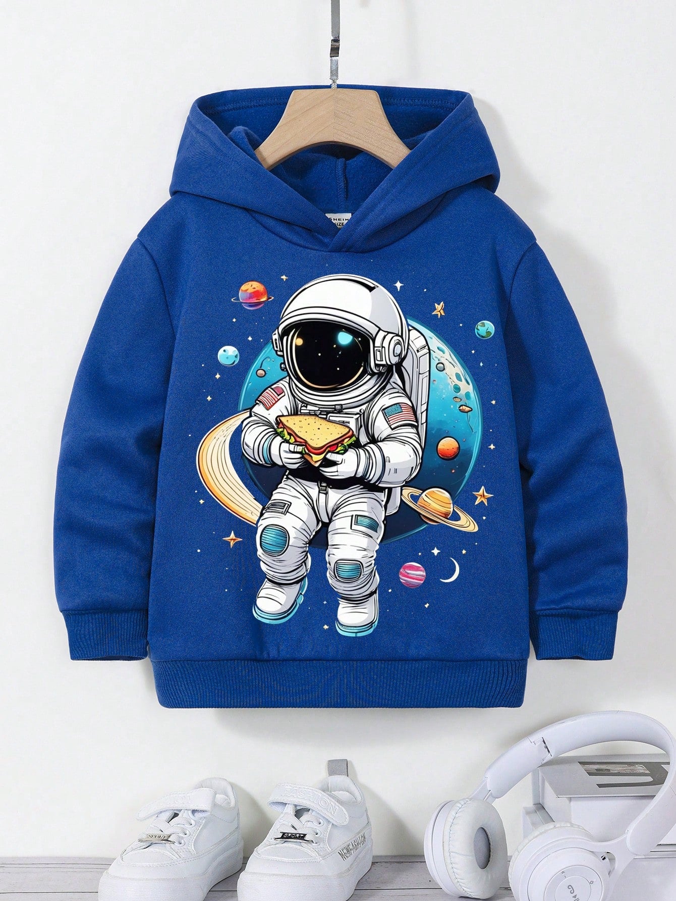 Young Boys' Casual Spider Pattern Long Sleeve Hoodie, Suitable For Autumn And Winter