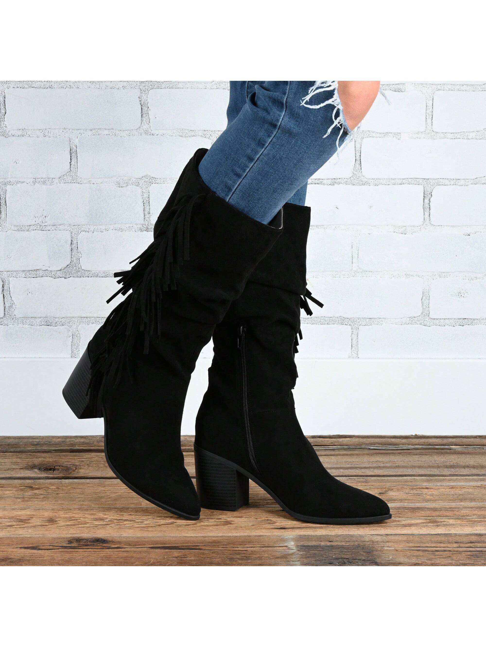 Womens Western Mid Calf Boot