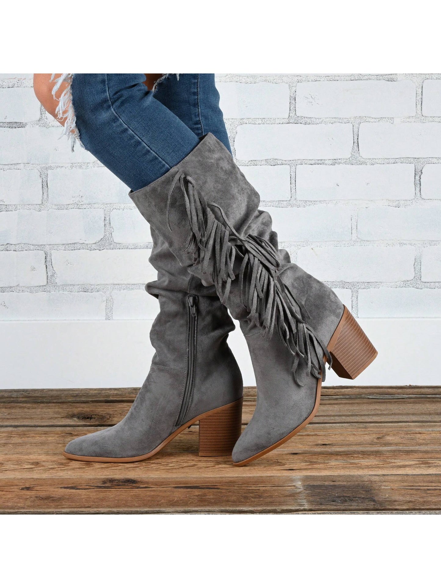 Womens Western Mid Calf Boot