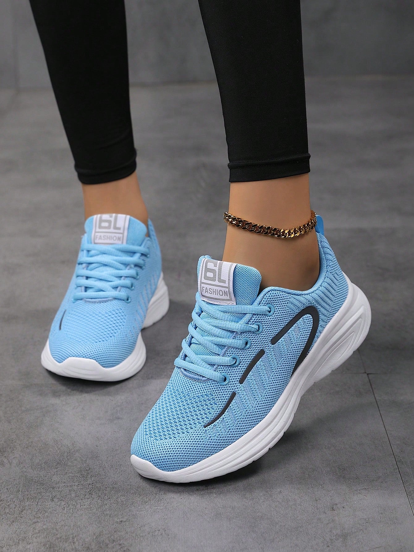 Casual Sports Shoes,Women's lightweight and simple solid color low-top sports shoes, women's casual breathable woven women's shoes