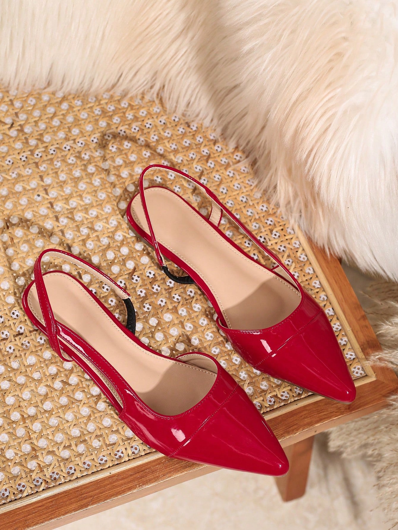 New Summer Fashionable Versatile Pointed Toe Mules Women Slippers, Flat Heel, Slingback, Outside Wearing, Popular Online