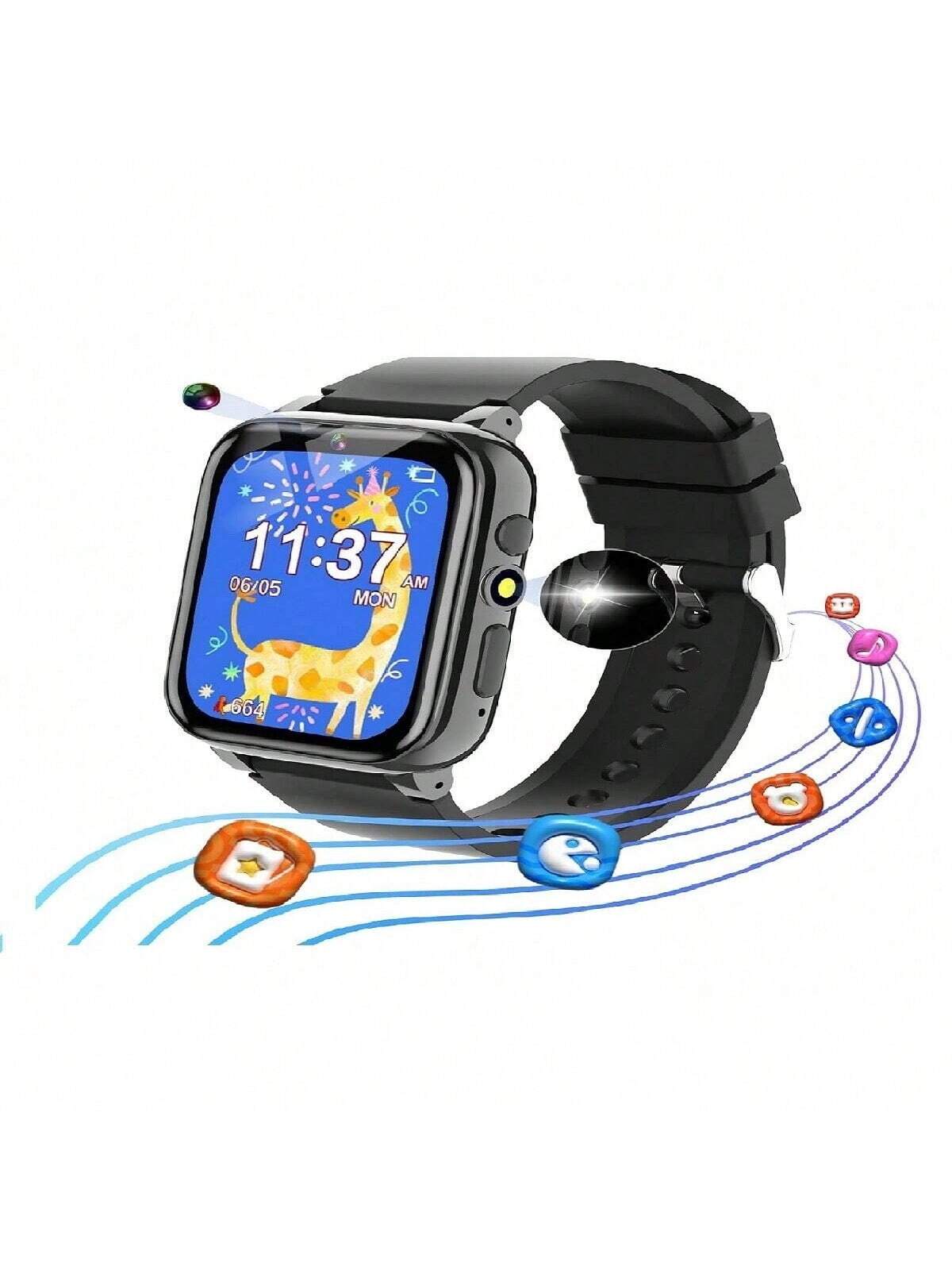 1pc Children's Smart Watch With 24 Games, Pedometer, Music, Video, Flashlight Function, No Phone Call Feature, Ideal For Kids' Birthday, Christmas Or New Year Gift